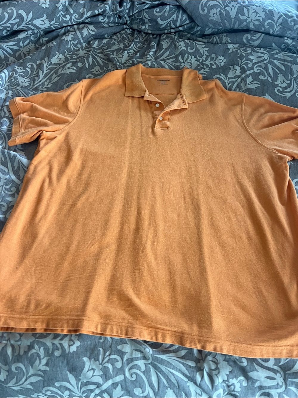 croft & barrow Orange Men's Polo Shirt